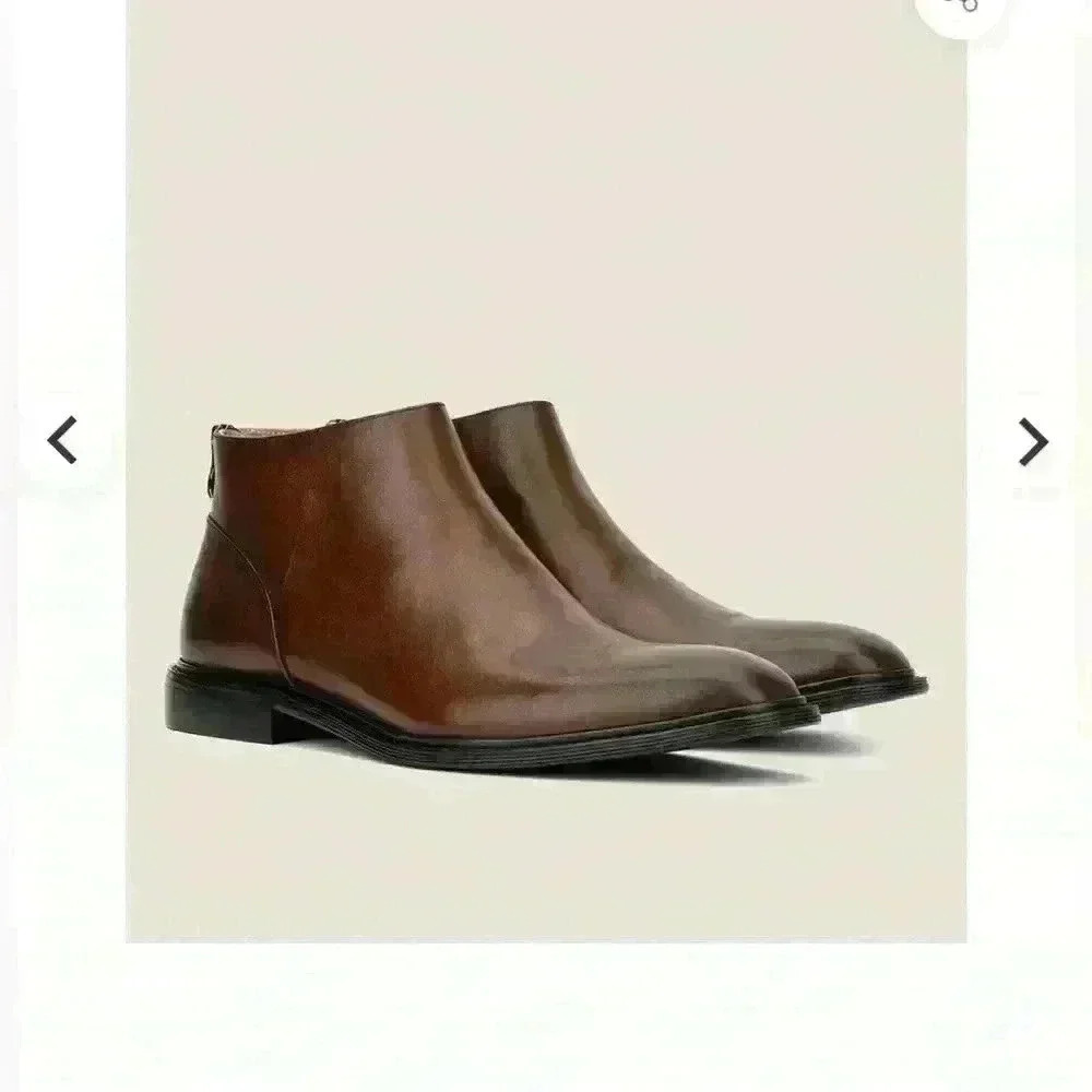 Vintage Foundry | Men’s Edward brown chelsea boots size 8/41 brand new in box